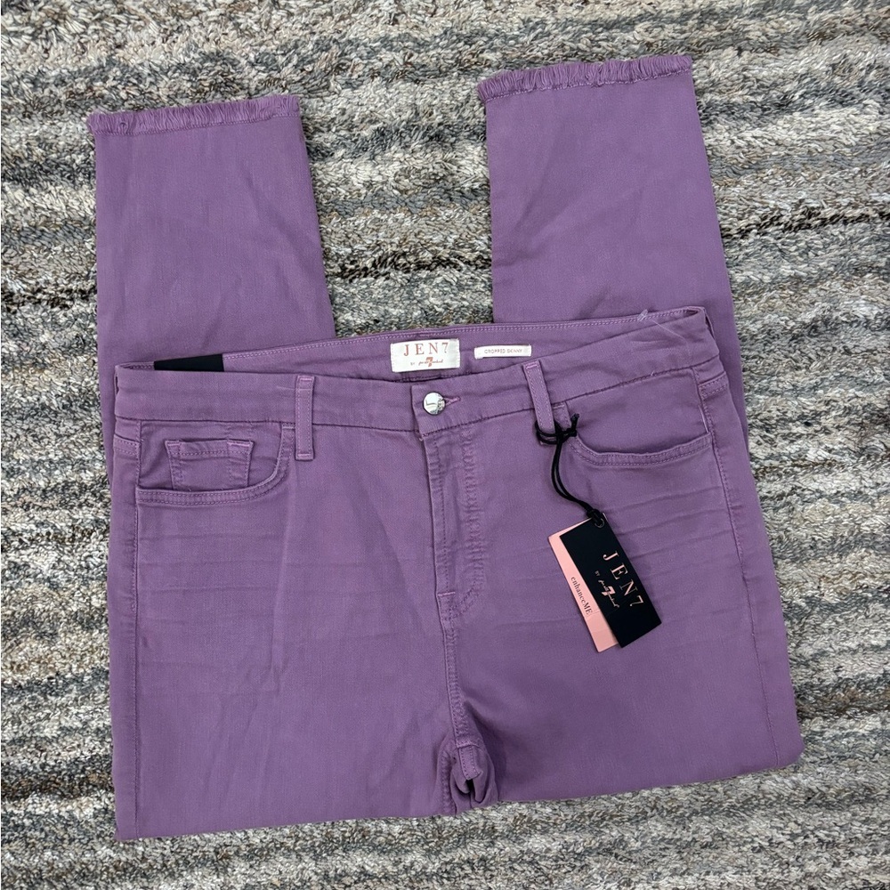Jen7/ 7 For All Mankind Cropped Skinny Jeans Sz 14 NWT | 7 For All Mankind Jean- - Picture 3 of 14